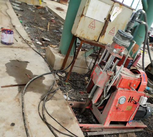 南谯设备基础下沉注浆