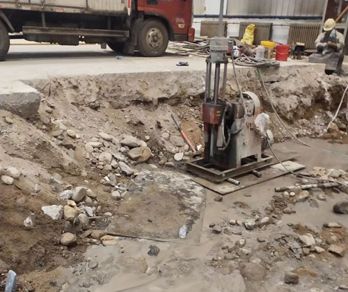 南谯公路下沉压浆